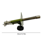 Firecracker Artillery Cannon Stainless Steel Mini Cannon Model Firecracker Launcher Model for Outdoor Games and Collectors