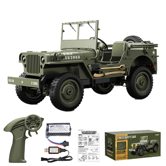 JJRC C8815 4WD Off-road RC Car RTR Crawler 2.4G 1941 Mb Scaler Willys Jeep Climbing Scale Military Truck Vehicle Adult Kids Toy