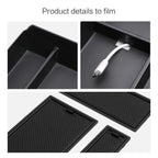Central Armrest Storage Box Tray for Benz G350 G400 G500 G63 AMG 2019 - 2024 Organizer Accessories Tidying Black
