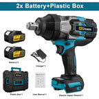 Gisam 3100N.M Torque Brushless Electric Impact Wrench 3/4 inch Cordless Electric Wrench Power Tools for Makita 18V Battery Pin