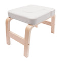 White/Black Yoga Headstand Bench, Modern Yoga Training Stool Fitness Equipment with 200kg Load-Bearing