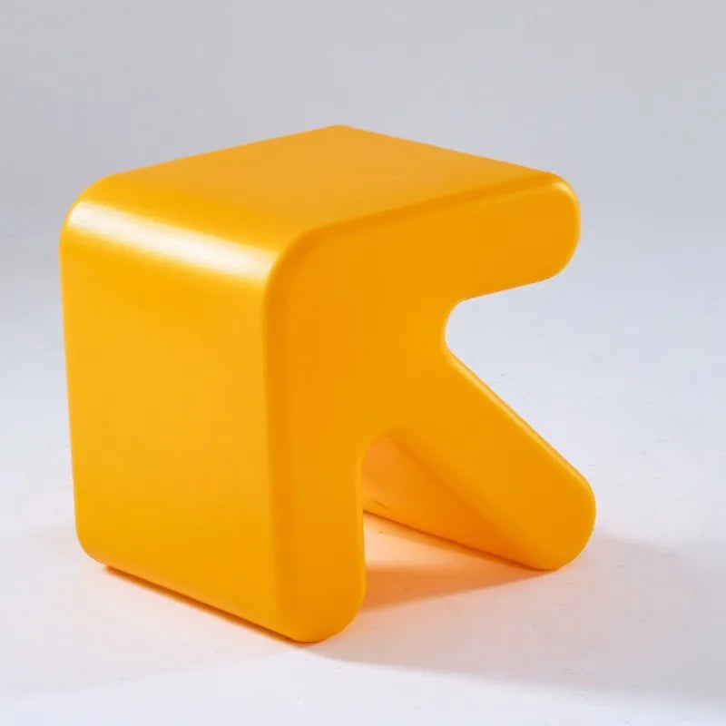 FULL LOVE Nordic Small Stool Household Children's Bench Creative Arrow Thickened Plastic Fitting Room Door Shoe Changing Stool