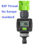 Water Flow Meter Measure Gallon/Liter Consumption and Flow Rate for Outdoor Garden Hose Watering RV Water Tank Filling
