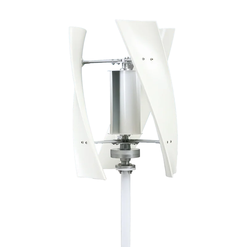 For Homeuse Vertical Axis Wind Power Turbine Generator 2KW 12V 24V 48V Low Noise Upright Windmill for Farm Seashore Boat