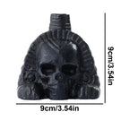 Skull Head Toy Sounding Screams Skull Head Novelty Toy 9cm/3.54 Inches Human Skeleton Head Skull Home Table Decoration