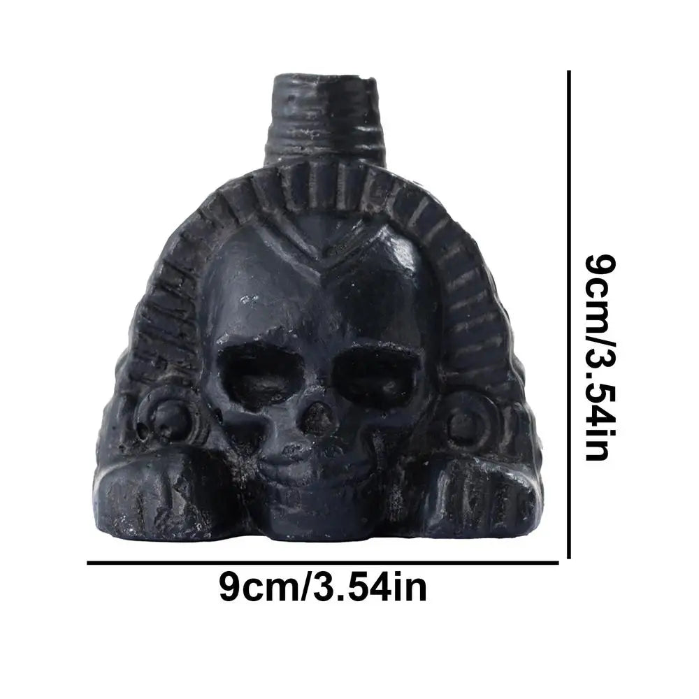 Skull Head Toy Sounding Screams Skull Head Novelty Toy 9cm/3.54 Inches Human Skeleton Head Skull Home Table Decoration