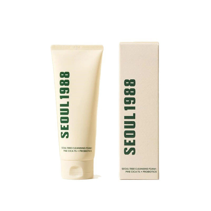 Seoul 1988 Cleansing Foam For Women Deep Pore Cleanser Foaming Face Wash To Shrink Pores Oil Control & Acne Care Korean Skincare