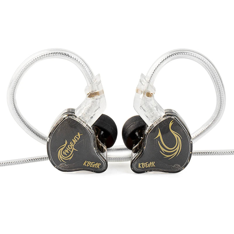 KBEAR Phoenix 10mm DD with Double Magnet Headphone with 3.5mm/Type-c In Ear Earphones Noise Cancelling HIFI Sport Gaming Headset