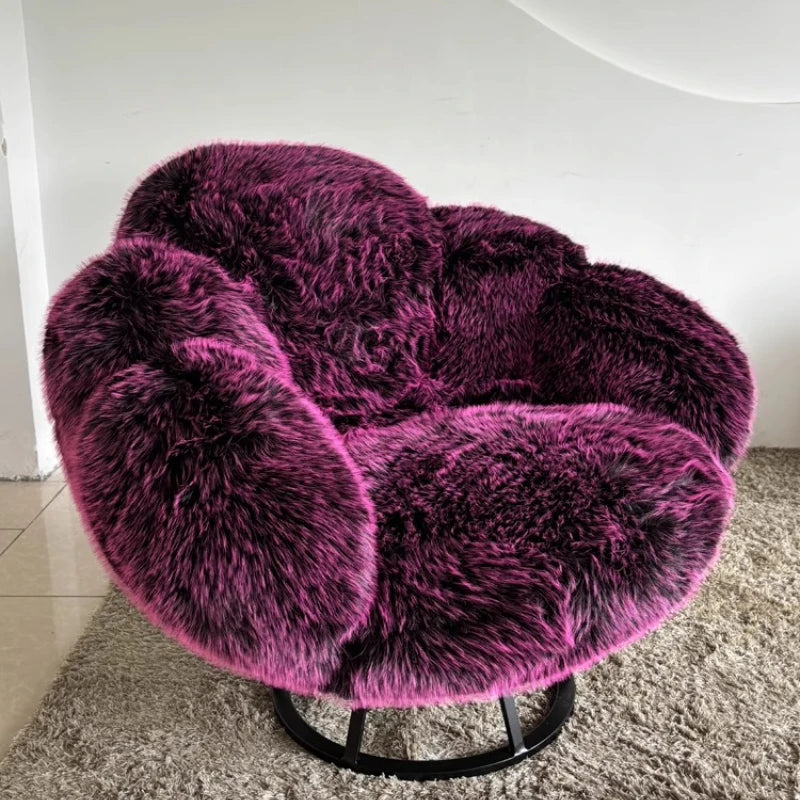 Fluffy Kitchen Chairs Living Room Design Modern Recliner Single Chairs Reading Vanity Poltronas Para Sala House Accessories