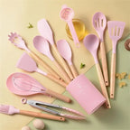 G6KF 14 Pcs Non Cooking Utensils Baking Tool Silicone Kitchen Utensils Set