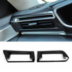 For Peugeot 508 2019 2020 2021 2022 CarbonFiber interior Accessories gear shfit panle steering wheel seat switch Air vent Cover