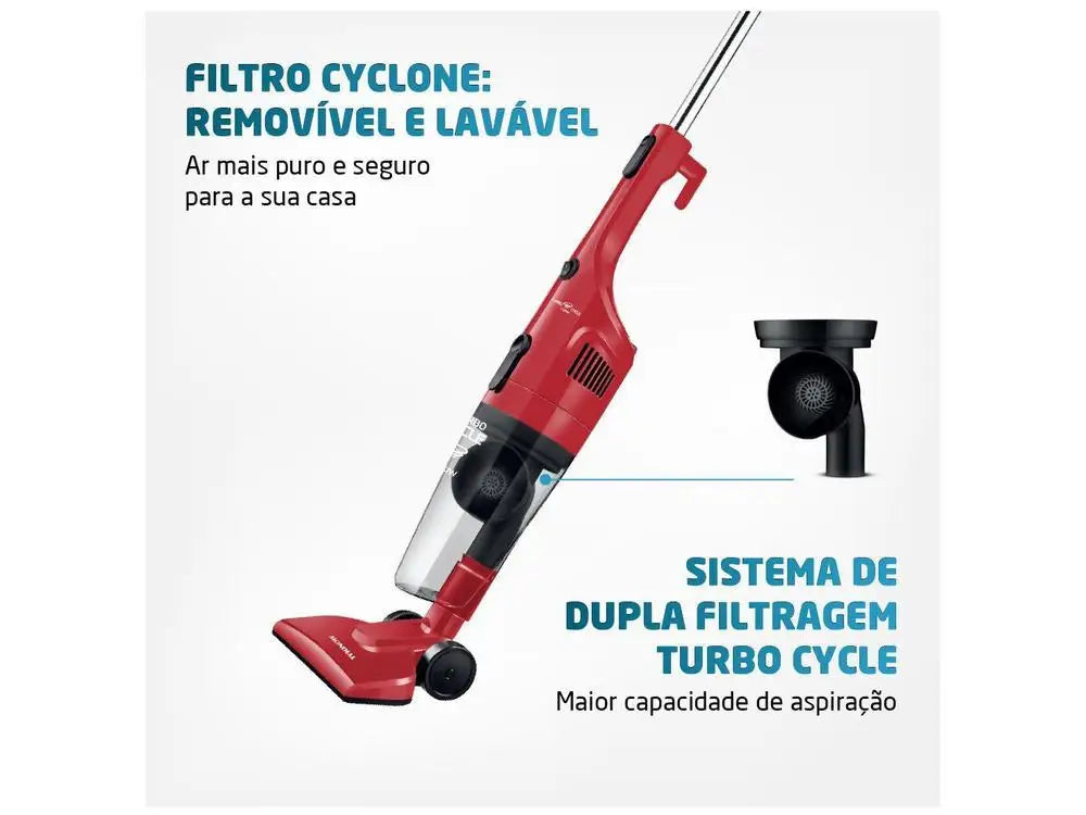 Mondial 1100W Turbo Cycle - 220V 2 in 1 Vacuum Cleaner