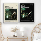 F-Final F-Fantasys Game Cool Poster Sticky Wall Art Printing Waterproof Home Living Bed Room Bar Aesthetic Decor