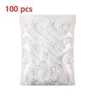 20-200pcs Disposable Shower Cap Elastic Mesh Shape Non-woven Bath Hat for Eyelash Extension Clear Waterproof Hair Hat Shower Cap