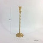 Single Headed Metal Candlestick Romantic Wedding Decorations Iron Art Candle Holders Living Room Candlelight Dinner Decoration