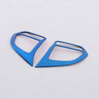 For MG ZS 2017 - 2021 2022 Accessories Trophy Ev Luxury Car Steering Wheel Frame Decoration Cover Trim Stainless Steel