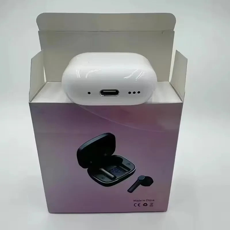 2025 NEW iOS18 ANC Air 4 Wireless Bluetooth Headphones with Active Noise Cancelling USB C Type Cable Stereo TWS Earphones