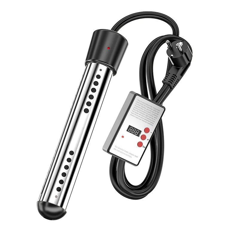 110V/220V Electric Heater Boiler Water Heating Rod Immersion Suspension Water Heater Bathroom Swimming Pool US/EU/UK/AU Plug