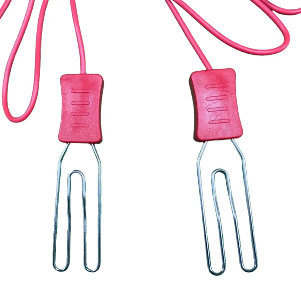 Electric Fence Alligator Clips Ground Connection For Farm Livestock Animals Energizer to Polywire Polytape Kits Cable Connectors