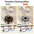 40kHz Ultrasonic Cleaner 0.8L Ultra Sonic Cleaner with Timer Ultrasonic Jewelry Rust Removal Cleaner Ultrasonic Cleaning Machine