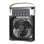Portable Humidifier Fan 3 in 1 Air Conditioners USB Electric Fan LED N