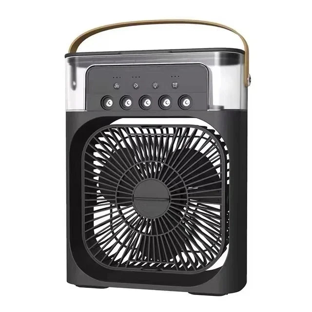 Portable Humidifier Fan 3 in 1 Air Conditioners USB Electric Fan LED N