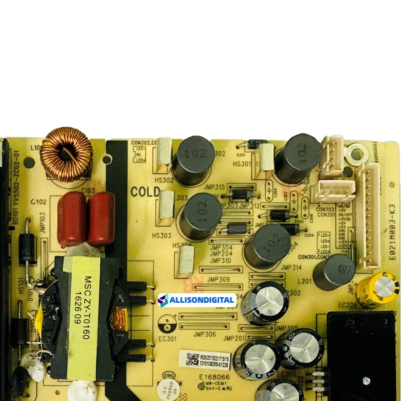 Original Haier 50A6 LS49A51 LS48H310G Liquid Crystal TV Power Panel TV5502-ZC02-01 Free Delivery