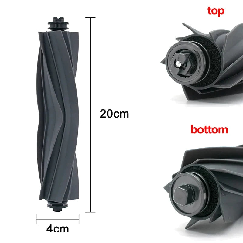 Main Brush For Xiaomi Robot Vacuum X20 + / X20 Plus For Dreame X30 Ultra/ X40 Ultra/ L10s Ultra/ L20 Ultra/ L10s Pro Ultra Parts