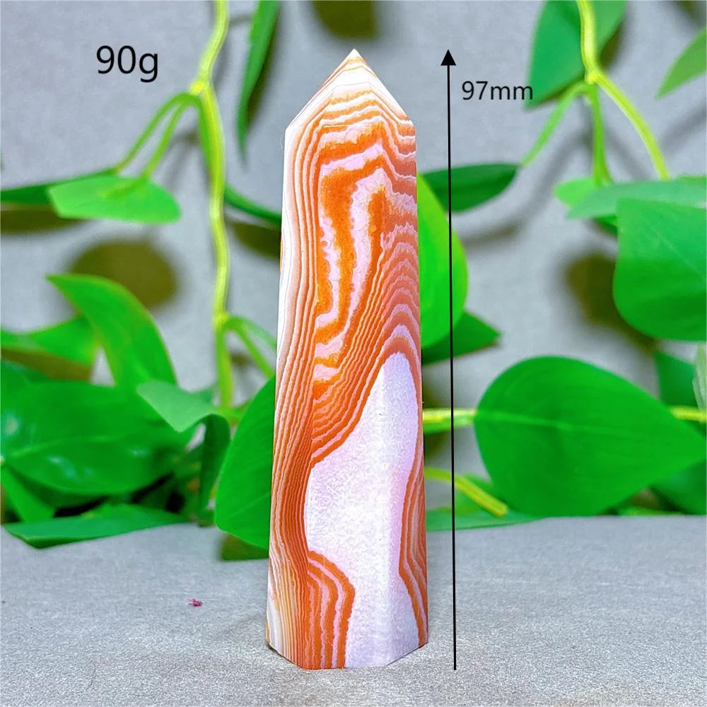 Carnelian Tower Crystal Natural Stone Quartz Home Decoration Minerals Reiki Craft Gifts Energy Healing Meditation Spiritual Love