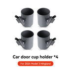 Tesla Model 3 / Y Door Cup Holder (4-Pc Set)