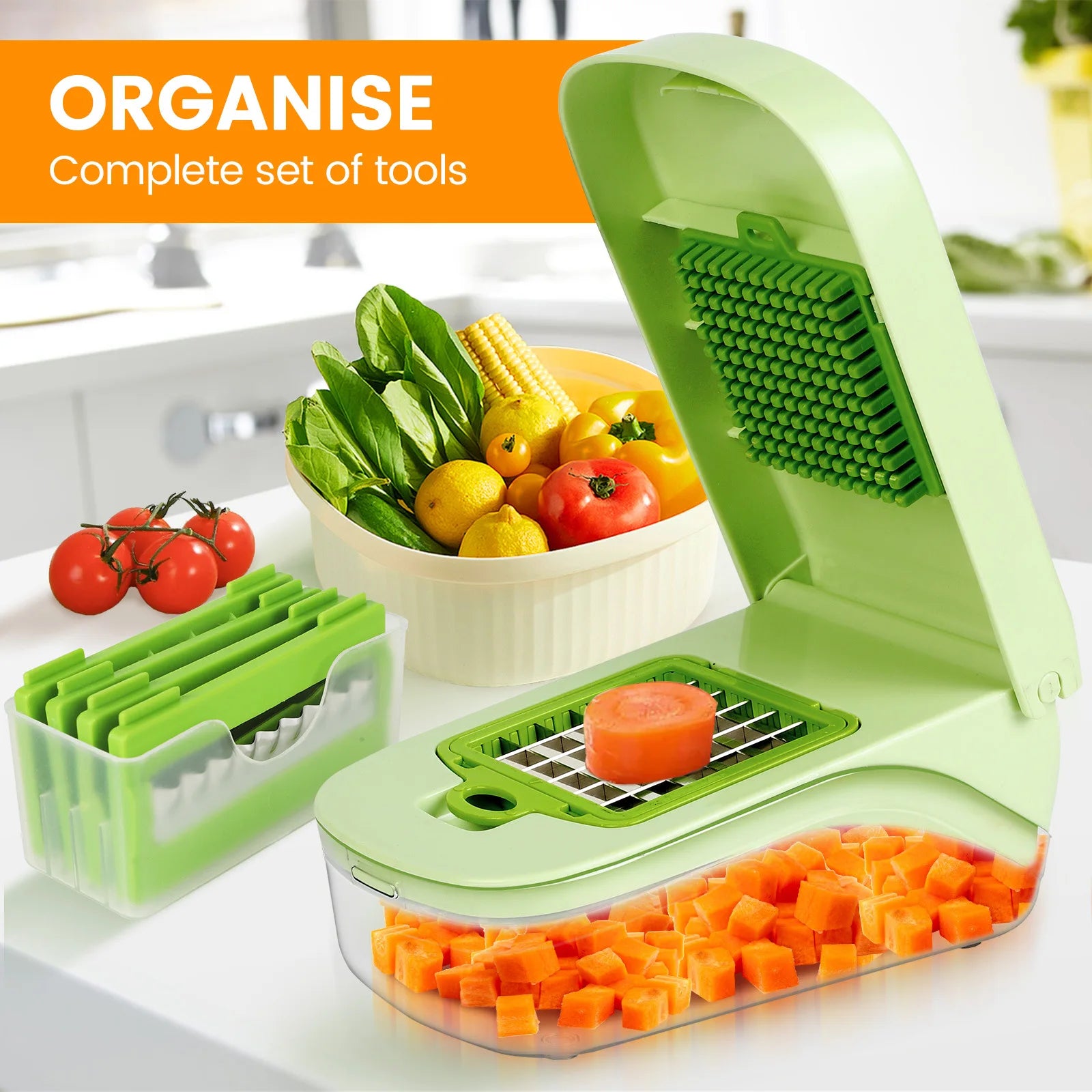 Multi-function vegetable cutter Vegetable cutting artifact Multi-functional grater Potato slicer Shredder Onion dicer