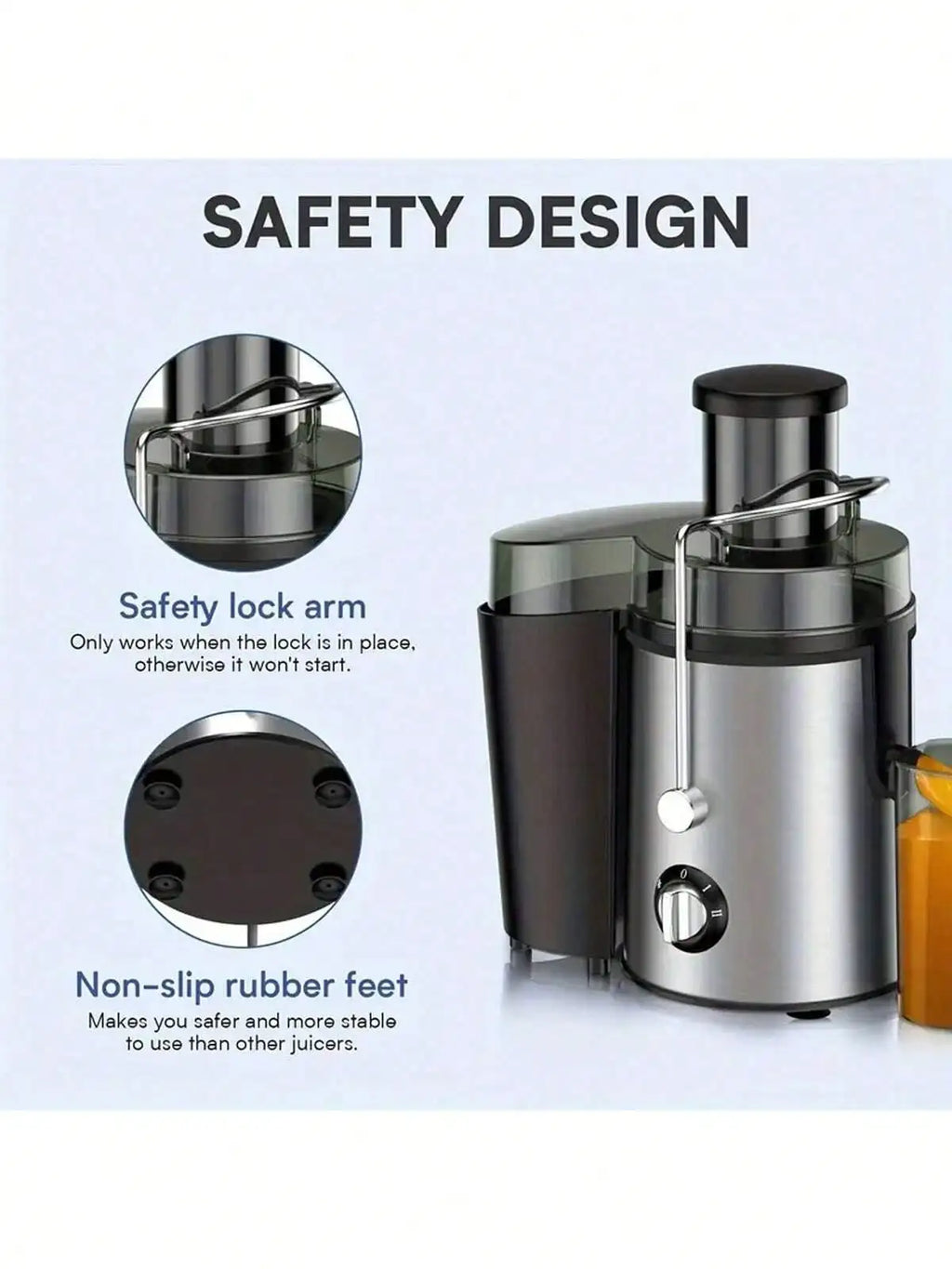 EU Plug Centrifugal juicer multifunctional household electric fruit juice machine slag juice separation original juice machine c
