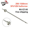 SFU1204 Ballscrew 200-1500mm End Machined With 1204 Ball Nut C7 12mm Ball Screw For CNC 3D Printer