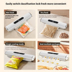 For Food Vacuumor Professional  Vacuum Sealer Machine for Products Kitchen Sealing Machine Cuisine Packaging Plastic Bag Sealant