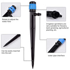 10-300Pcs Garden Micro Drip Irrigation 360 Degrees Rotating Nozzle Sprayer Sprinkler for 4/7" Hose Garden Plants Watering System