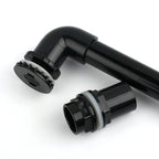 20-63mm Black PVC Pipe Connectors Ball valve Three-way Direct Garden Water Aquarium Fish Tank Drainage Tube Fittings Accessories