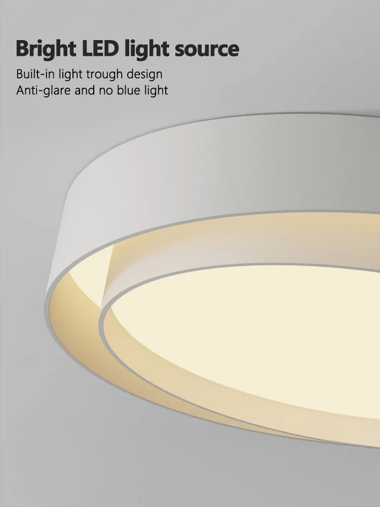Full spectrum bedroom lamp ceiling lamp master bedroom lamp simple modern study living room lights