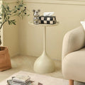 Sofa Small Side Table Nordic Coffee Table  SimpleIron Art Small Round  Bedside Table Mesa for Front Door  Livingroom