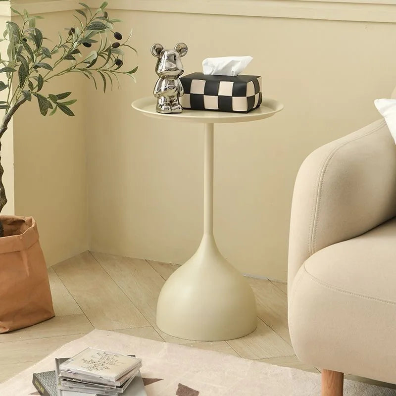 Sofa Small Side Table Nordic Coffee Table  SimpleIron Art Small Round  Bedside Table Mesa for Front Door  Livingroom