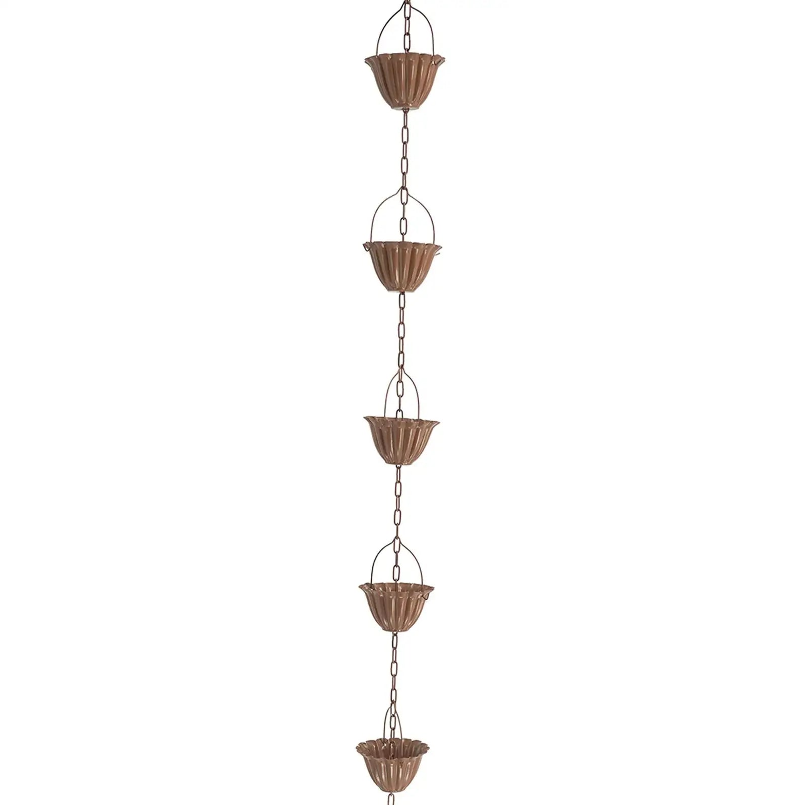 3.3ft Rain Chain Garden Decor Outside Outside Gutter Downspout in Summer Park Embellishment Gutters Downspout Downspout Chain