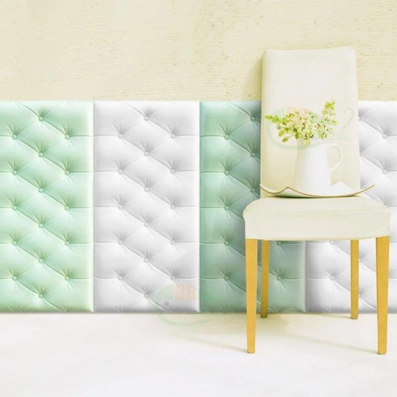 Thickened Self-adhesive Headboard Soft Bag Anti-collision Tatami Three-Dimensional Bedroom Custom Square Headboard
