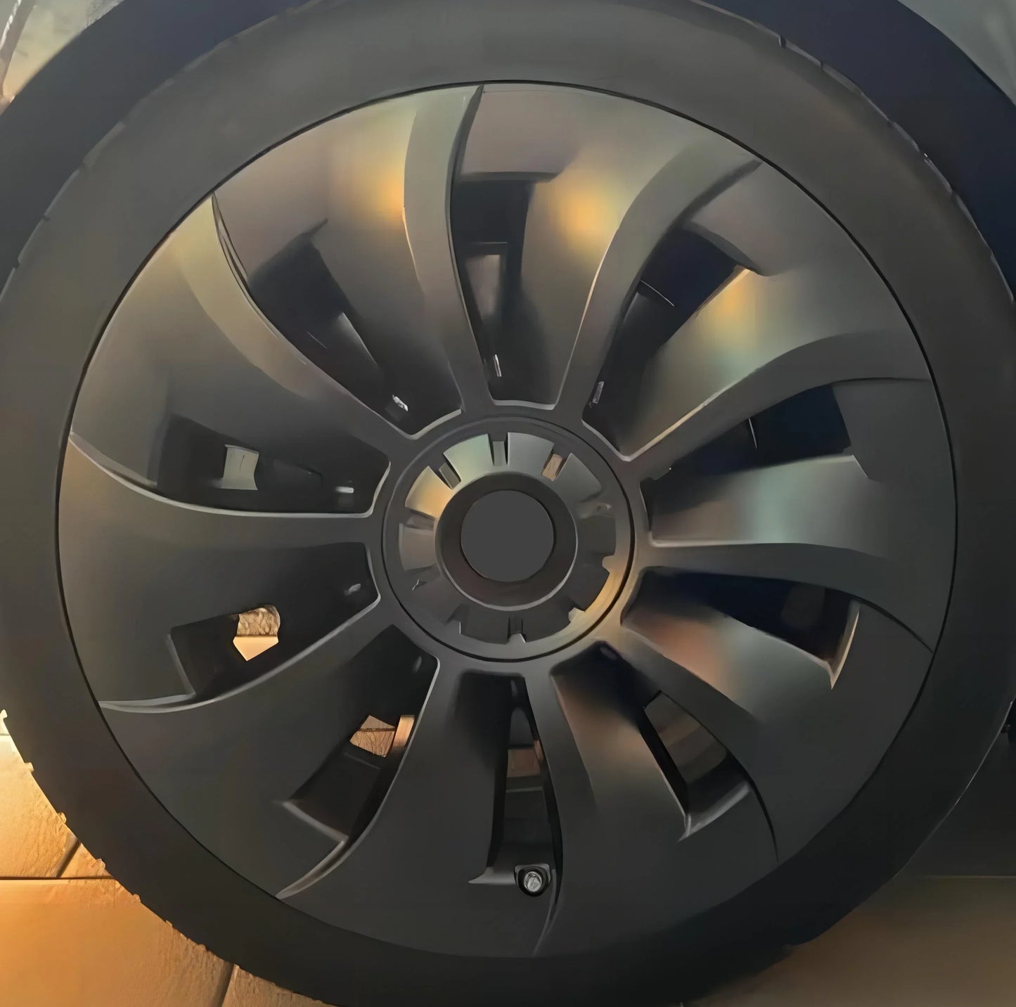 4PCS Hub Cap Performance Replacement Wheel Cap Rim Cover Hubcap Full Cover Accessories for Tesla Model 3 19 Inch 2020 2021 2023