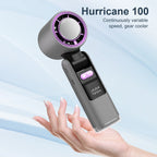 With Ice Cooler Small Pocket Fans Rechargeable 3-in-1 Portable Fan Speed(100) 13000 rpm Ice Cooling Handheld Fan Digital Display