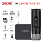 HiBREW Portable Espresso Coffee Machine for Car & Home Camping Coffee Maker Fit Nespresso Dolce Capsule Powder H4C