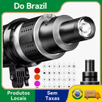 VEDO Photography Flash Snoot Conical Lens Kit Video Modeling Shape Photo Studio With Optical Spotlight 35 Gobo