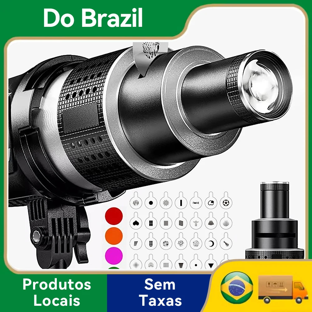 VEDO Photography Flash Snoot Conical Lens Kit Video Modeling Shape Photo Studio With Optical Spotlight 35 Gobo