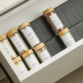 Kitchen Spice Drawer Organizer Adjustable Spice Rack for Spice Seasoning Bottles Cabinet Pantry Kitchen Organizer accessories