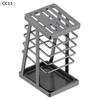 Kitchen Utensils Storage Holder Square Space Saving Cutting Tool Storage Rack Countertop Drainage Plating Multifunctional〔CC11〕