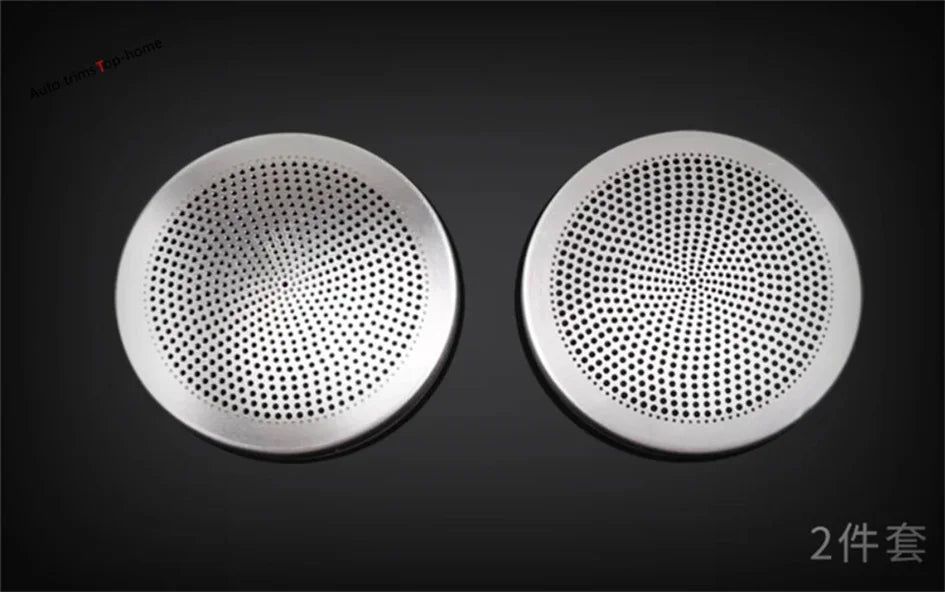 Dashboard Front Stereo Speaker Audio Net Tweeter Mesh Cover Trim Kit Accessories Fit For Jaguar F-Pace 2017 - 2024 Car Styling