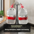 Kitchen Utensil Stand: Rotating Storage Hanger with 8 Hooks, for Countertop Organization Rotatable Cooking Utensils Holder